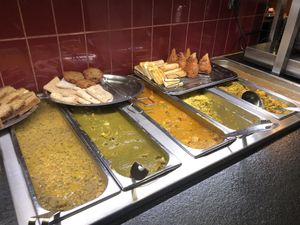 Buffet   at Dhaba Beas - Tynska in Prague