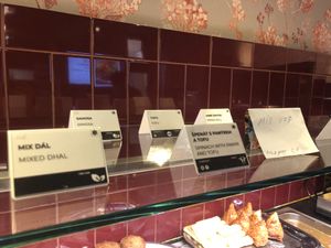 Signs with Allergie Information   at Dhaba Beas - Tynska in Prague