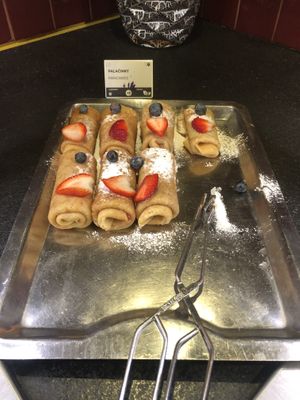 Vegan pancakes   at Dhaba Beas - Tynska in Prague