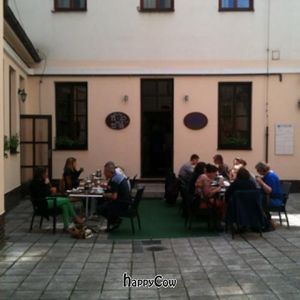 Main Courtyard at Dhaba Beas - Tynska in Prague