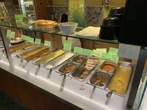 Buffet selections at Dhaba Beas - Tynska in Prague