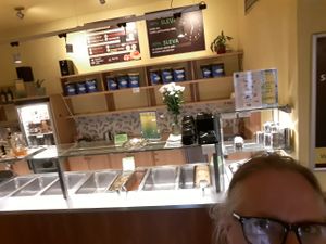 A look at the buffet counter at Dhaba Beas - Tynska in Prague