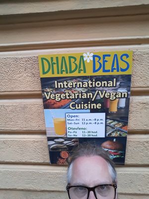 The Dhaba sign 😁 at Dhaba Beas - Tynska in Prague