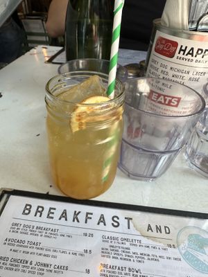 Mango & Peach Fizz (mocktail)  at The Grey Dog - West Village in New York City