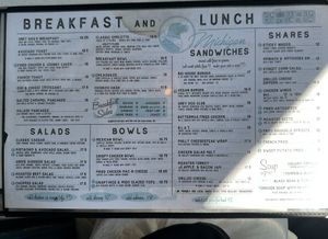 Menu  at The Grey Dog - West Village in New York City