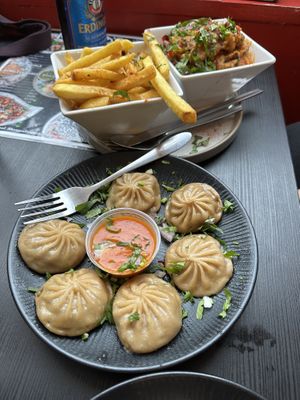 Vegan momos  at Momos in Liverpool
