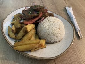 Lomo Saltado  at SAMSARA in Lima