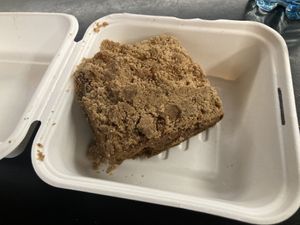 Strawberry crumble for takeout  at SAMSARA in Lima