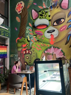 Funky artwork!  at SAMSARA in Lima