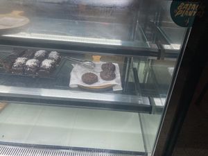 Some of their selections of vegan cakes  at SAMSARA in Lima
