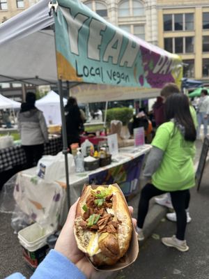 Bacon cheese dog  at Yeah Dawg - Food Cart in Brooklyn