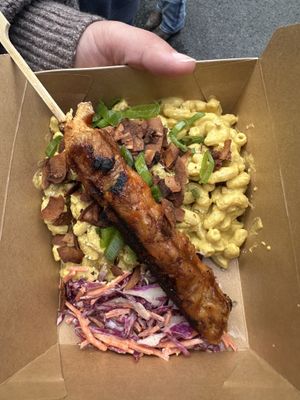 Bbq combo platter  at Yeah Dawg - Food Cart in Brooklyn