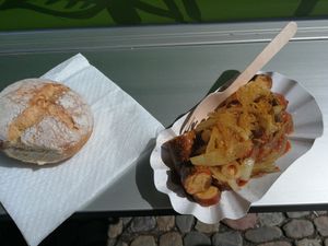Currywurst at Tofu-Standpunkt - food truck in Freiburg