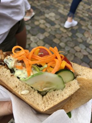 Täschle at Tofu-Standpunkt - food truck in Freiburg