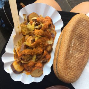 Currywurst!!! at Tofu-Standpunkt - food truck in Freiburg