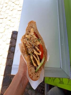 Fitness- Täschle  at Tofu-Standpunkt - food truck in Freiburg