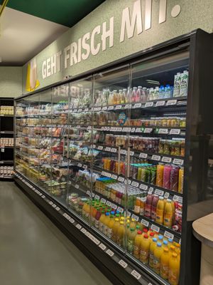 Fridge at REWE Voll Pflanzlich in Berlin