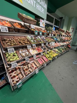 Fresh fruits and vegetables.  at REWE Voll Pflanzlich in Berlin