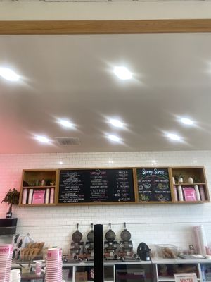 Interior with Menu and Counter Area   at Sorry Not Sorry Creamery in Cerritos
