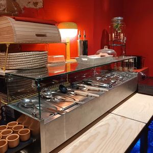 cold buffet at De Salopette in Ghent