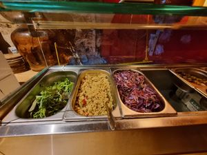 Buffet. Very limited today, as they were going on holiday soon, so we declined at De Salopette in Ghent