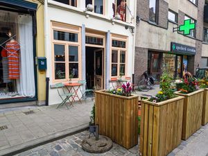 Outside of De Salopette at De Salopette in Ghent