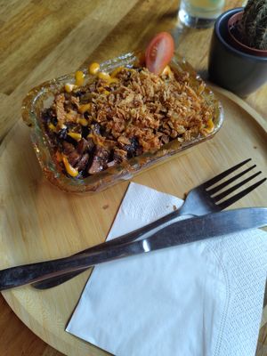 Pret - a dish with grilled potato especially for the Gentse feesten at De Salopette in Ghent