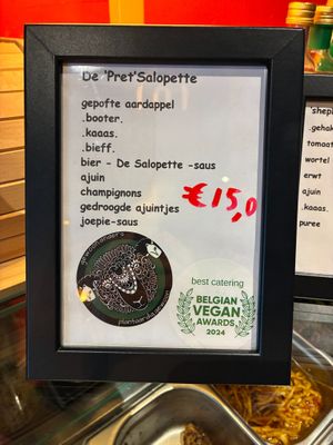 Menu, pt 1 at De Salopette in Ghent