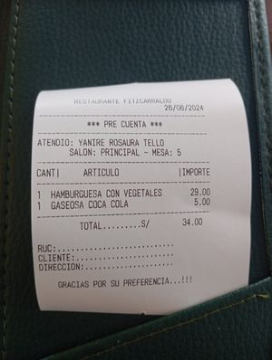  at Restaurante Fitzcarraldo in Iquitos