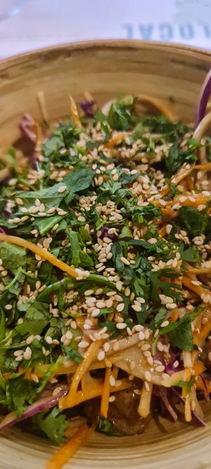Soba salad at Kitchen Garden in Mumbai