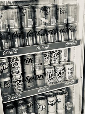 Plenty of chilled drinks  at Lex's Cafe in Hove