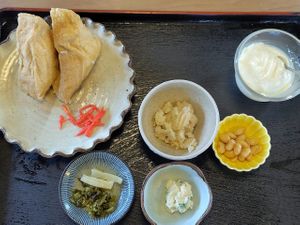 spring meal  at Shikimi Tofu Shop - Shikimi Chaya - 四季見豆腐店·四季見茶屋 in Takamori