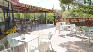 Very nice outside seating! at Bar Cafetería Parque de los Fueros de Teruel in Teruel