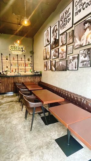 seating at Mercy Republic in Bangkok