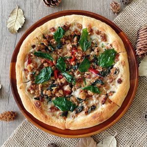 pizza at Mercy Republic in Bangkok