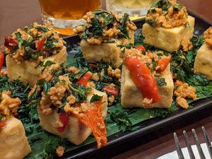 Vegan Kraprao at Mercy Republic in Bangkok