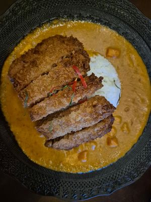 Panang curry at Mercy Republic in Bangkok