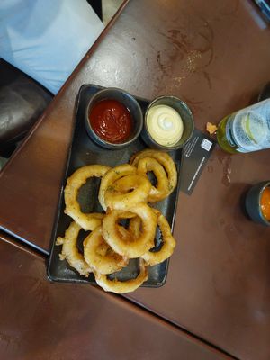 Onion rings at Mercy Republic in Bangkok
