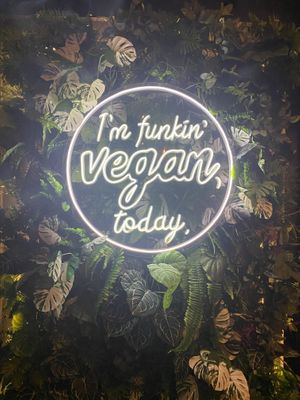 Sign as you enterr #Veganuary at Mercy Republic in Bangkok