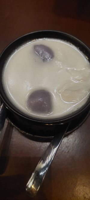 Taro balls in coconut milk at Mercy Republic in Bangkok