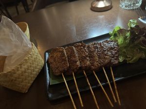 Meat kebabbs  at Mercy Republic in Bangkok