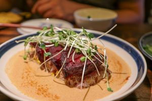 baked beetroot at Dana Vegan House in Hanoi