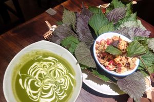 Soup at Dana Vegan House in Hanoi