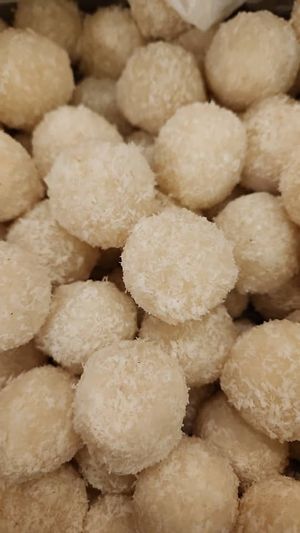 Coconut balls at Forest Boutique in Thimphu