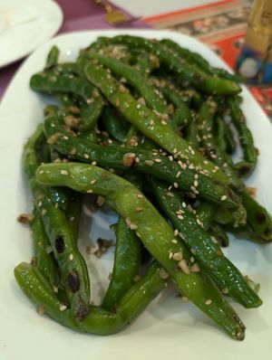 Green beans 😋 at Forest Boutique in Thimphu