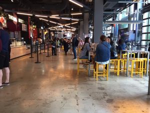 Love the setting at The Pennsy at The Cinnamon Snail in New York City