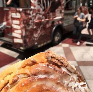 legend status! the cinnamon snail. at The Cinnamon Snail in New York City