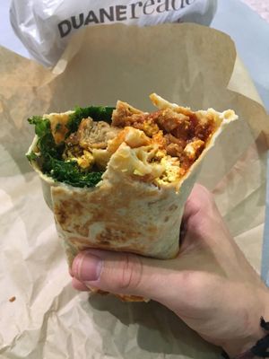epic breakfast burrito at The Cinnamon Snail in New York City