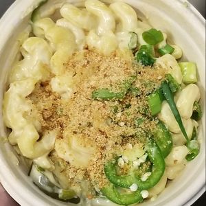 Mac n cheese at The Cinnamon Snail in New York City