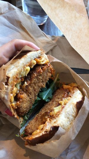 This one even had Mac and cheese inside at The Cinnamon Snail in New York City